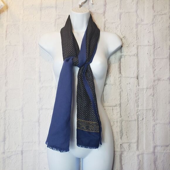 FRAAS Silk & Acrylic Paisley Winter Scarf - Picture 4 of 9